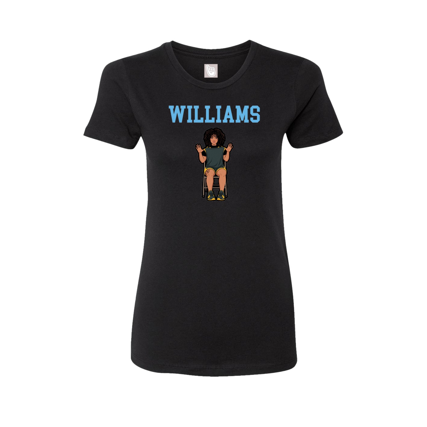 Fitted Women's Tee — Shirsey in Black