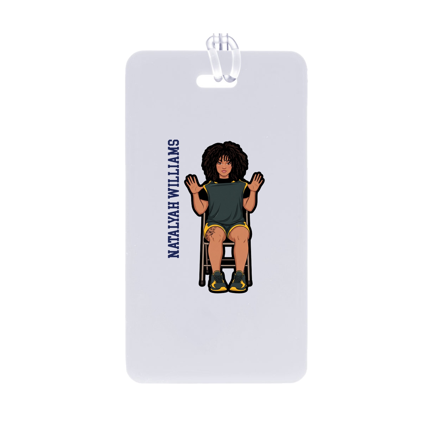 Bag Tag — Name Vertical in Classic