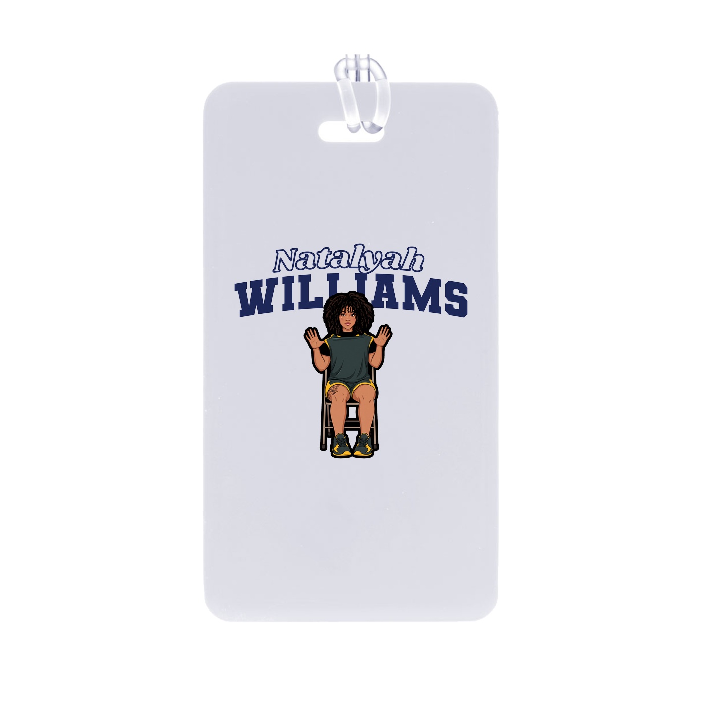 Bag Tag — Name Arch in Classic
