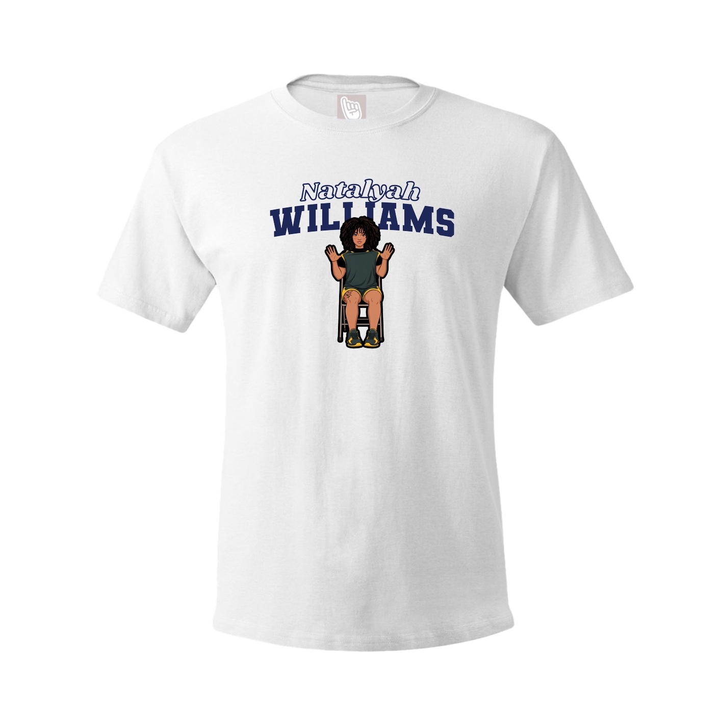 Tee — Name Arch in White