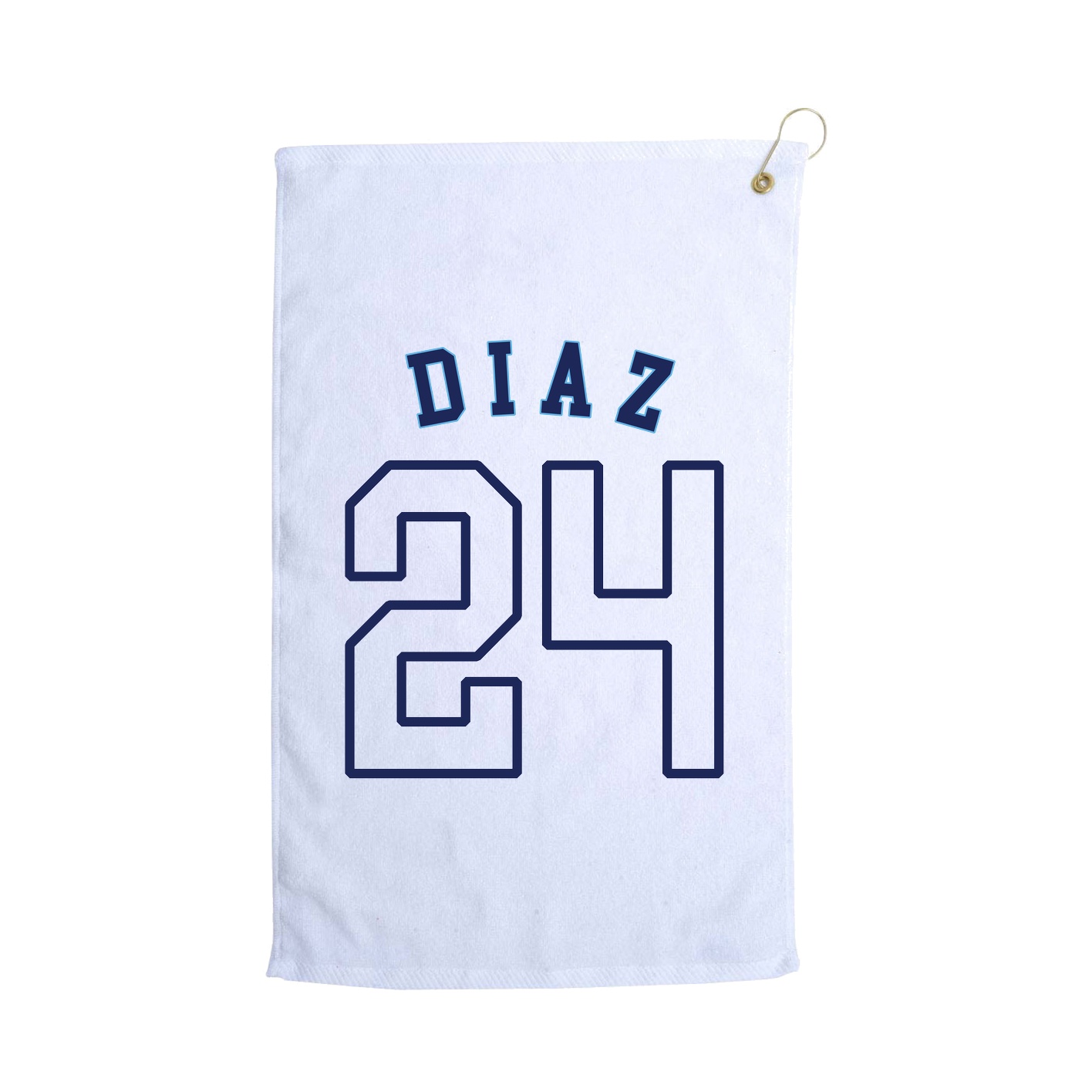 Golf Towel — Shirsey Arch in White