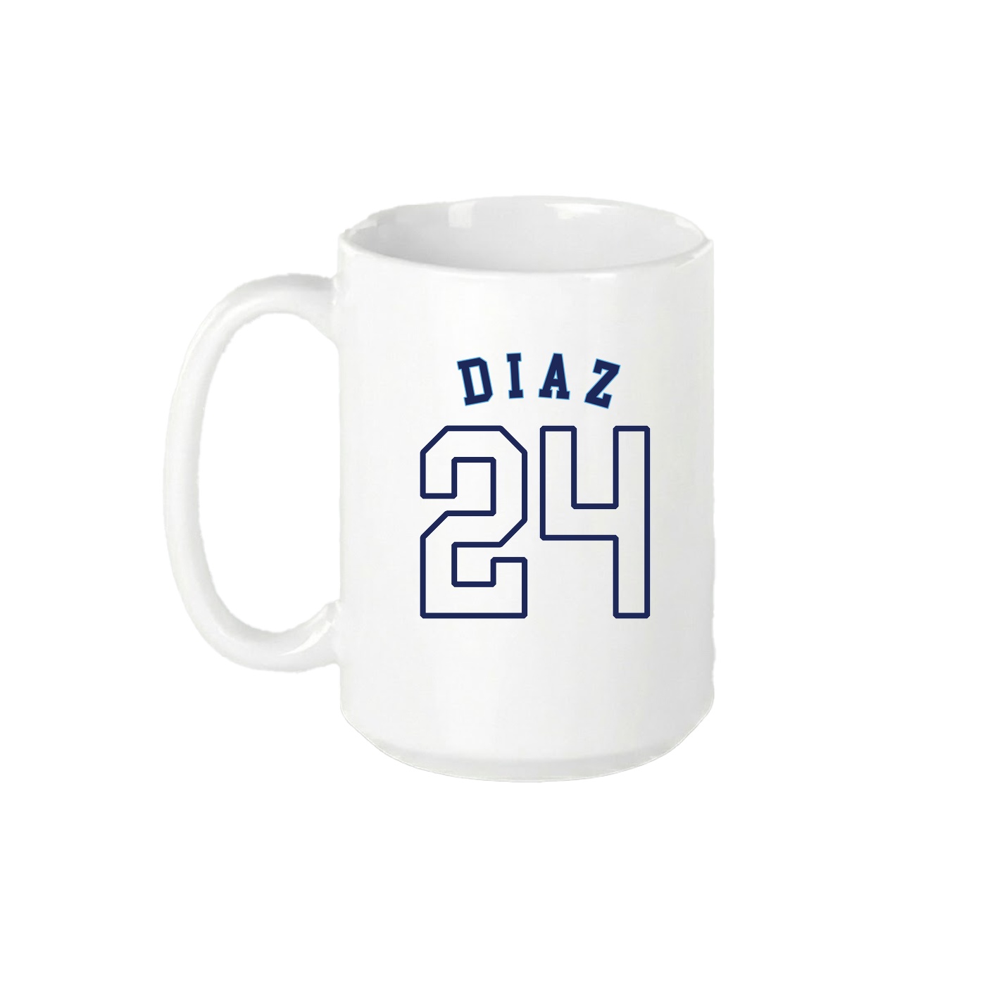 15oz Coffee Mug — Shirsey Arch in White