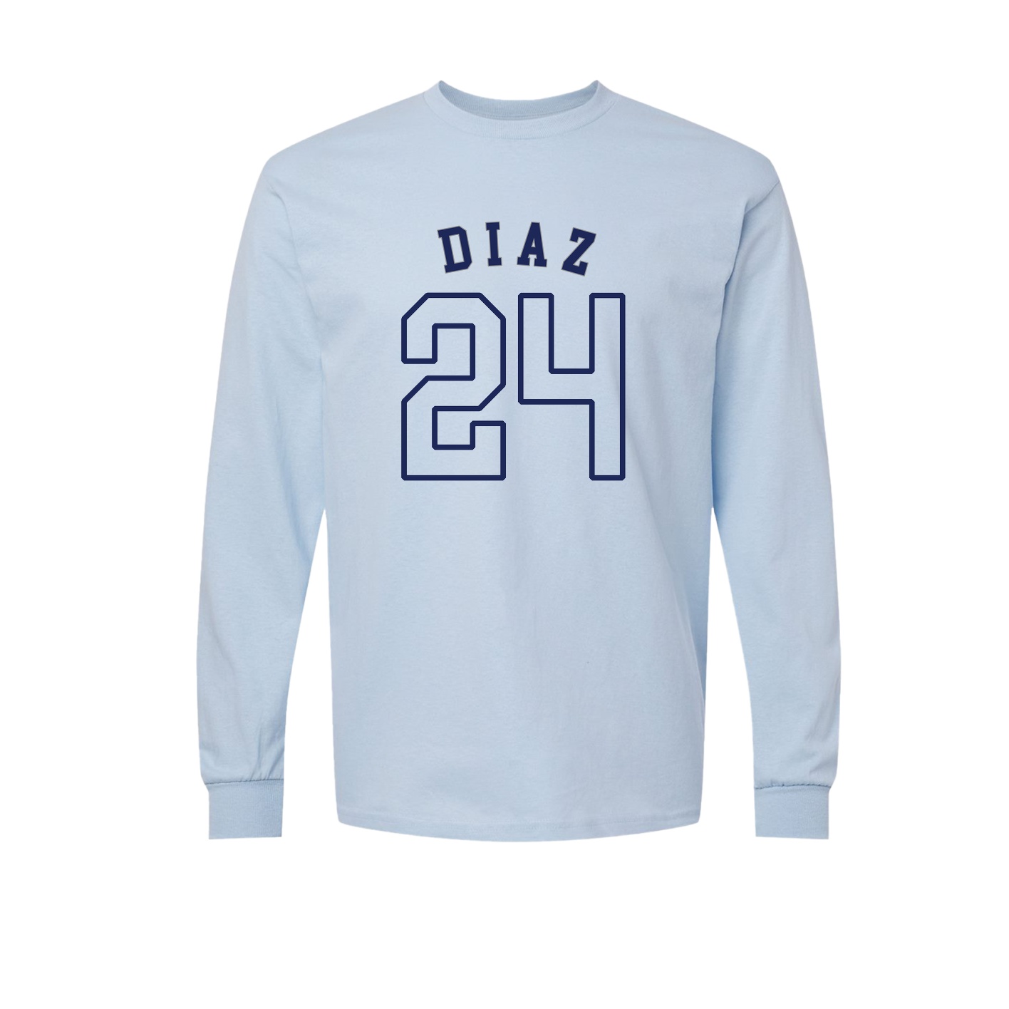 Long Sleeve Tee — Shirsey Arch in Light Blue