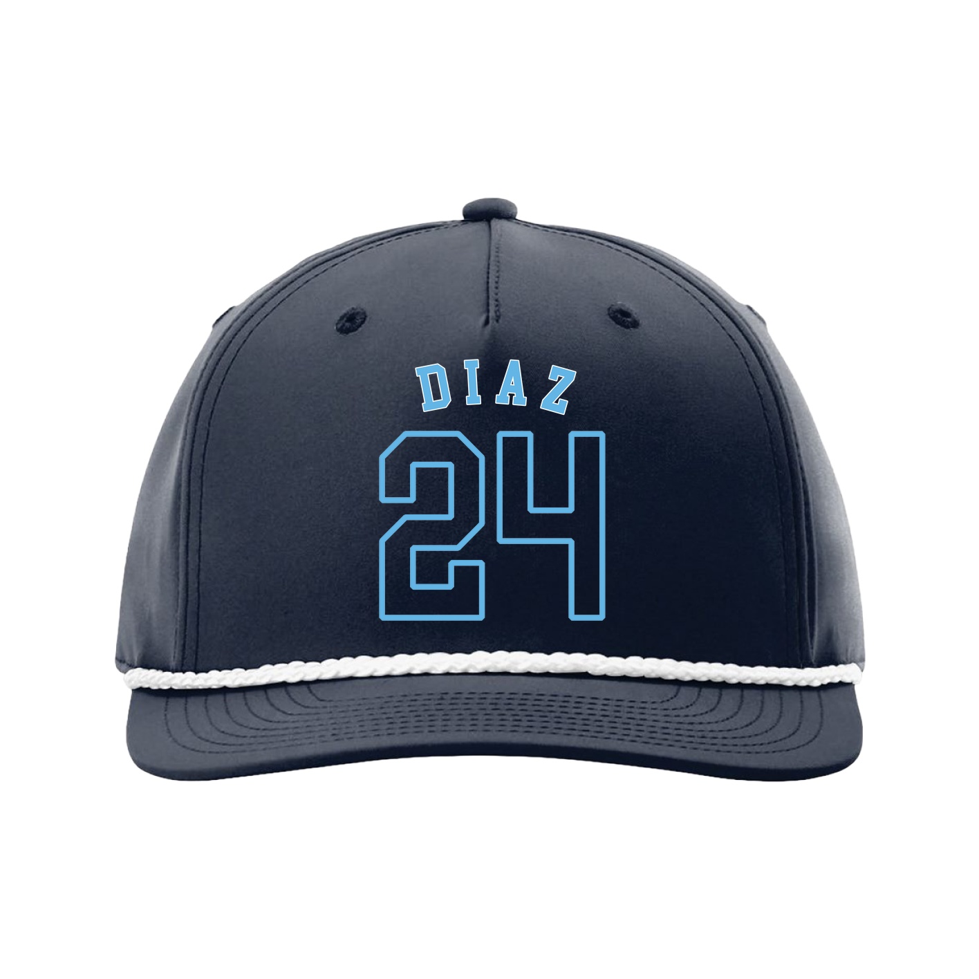 Five-Panel Classic Rope Cap — Shirsey Arch in Navy