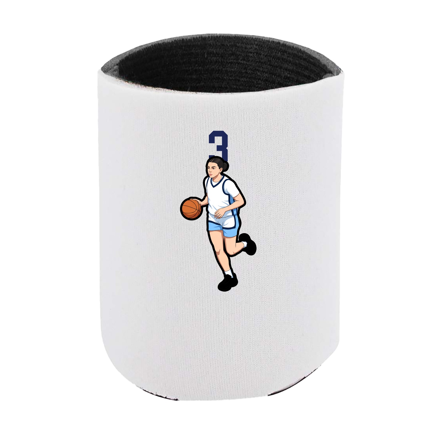 Can Holder — Number Top in White