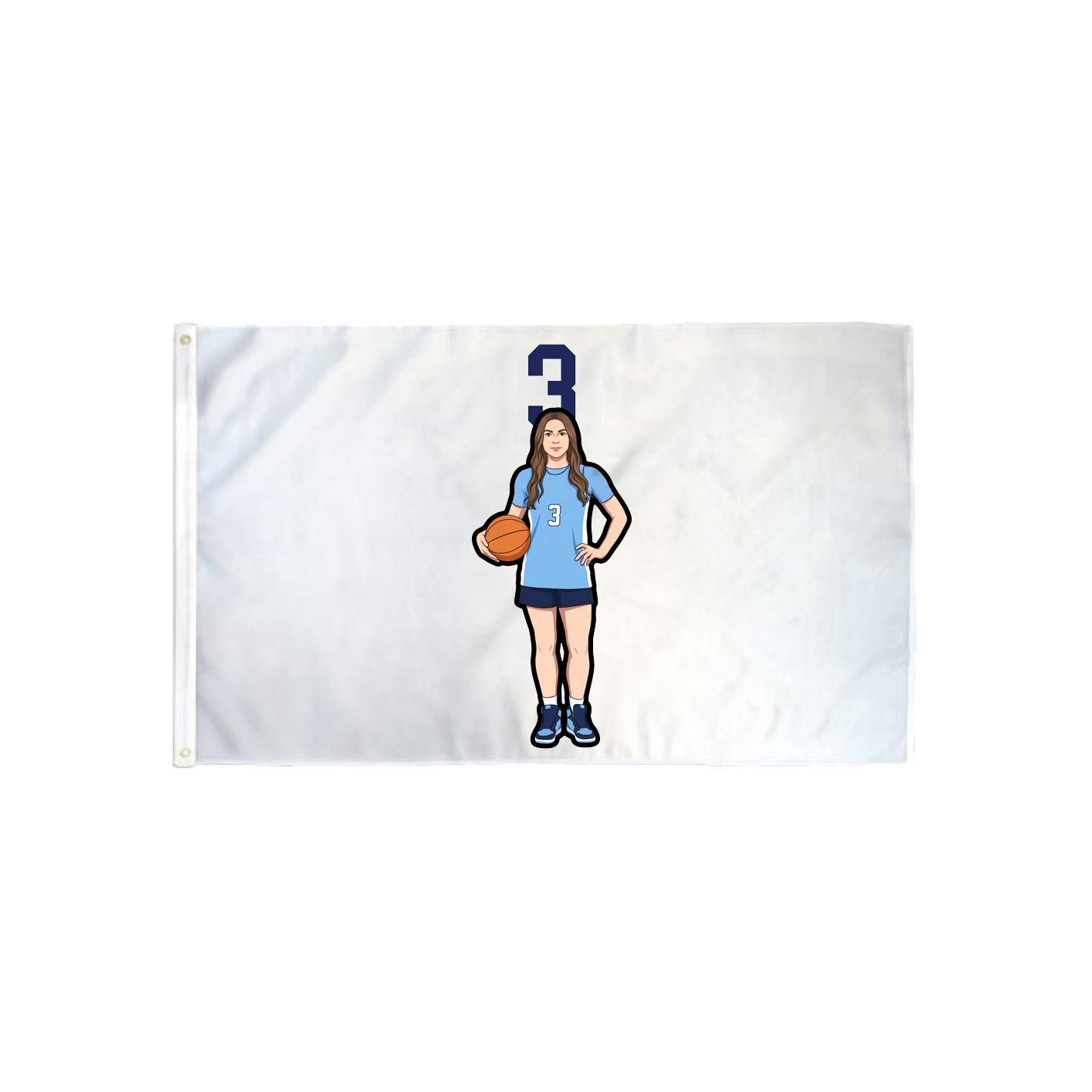 3x5 Flag — Number Top in Classic