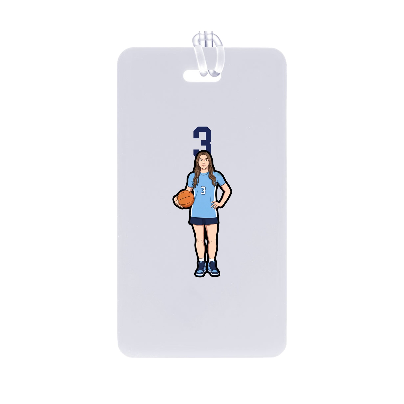 Bag Tag — Number Top in Classic