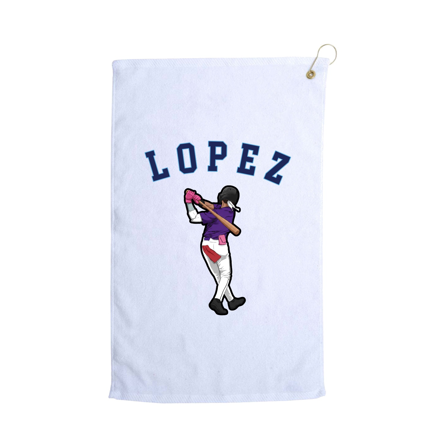 Golf Towel — Shirsey Arch in White