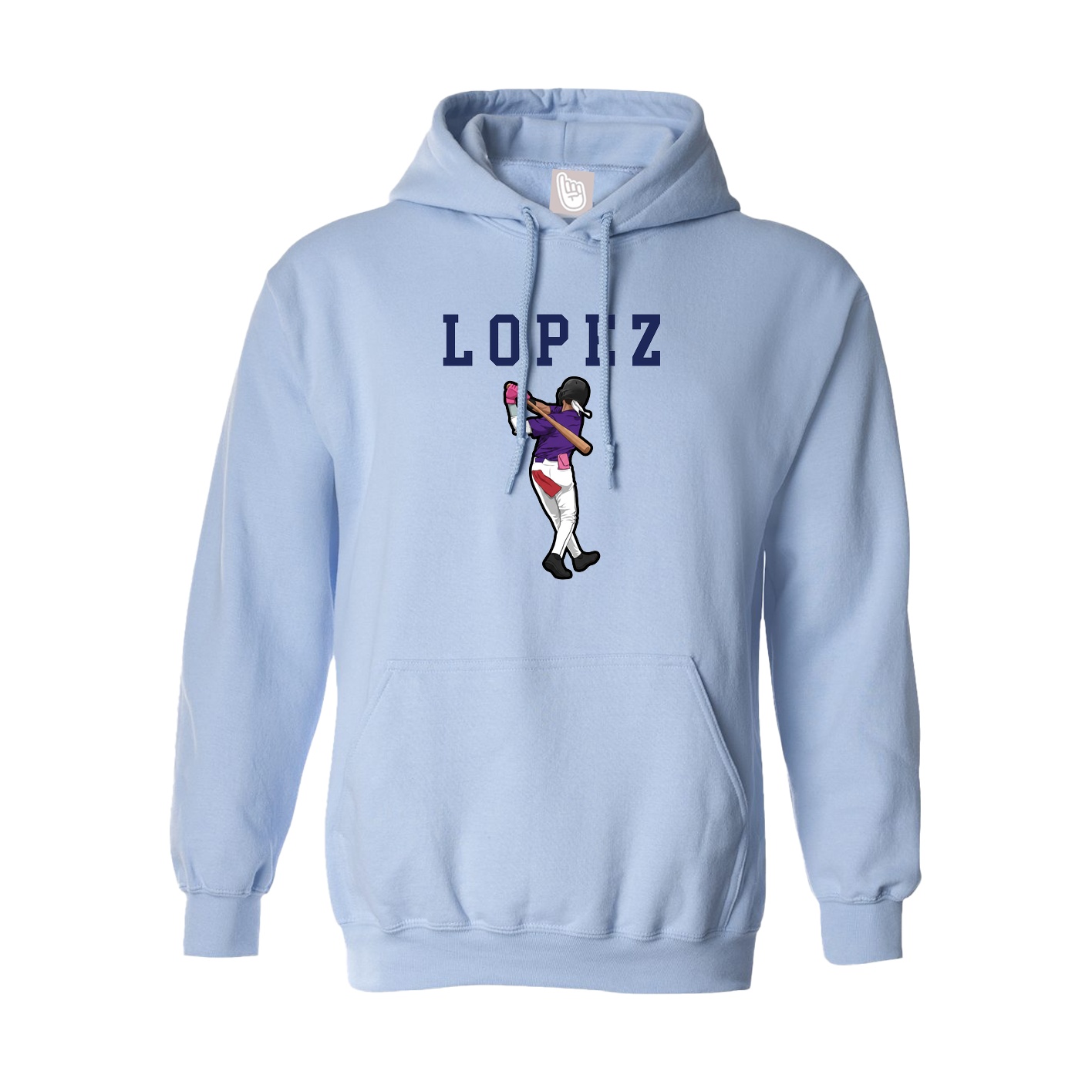 Hoodie — Shirsey in Light Blue