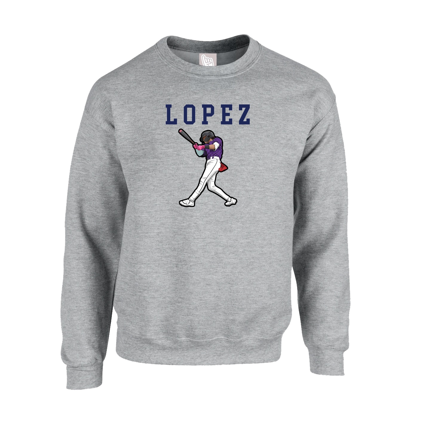 Fleece Crew — Shirsey in Grey