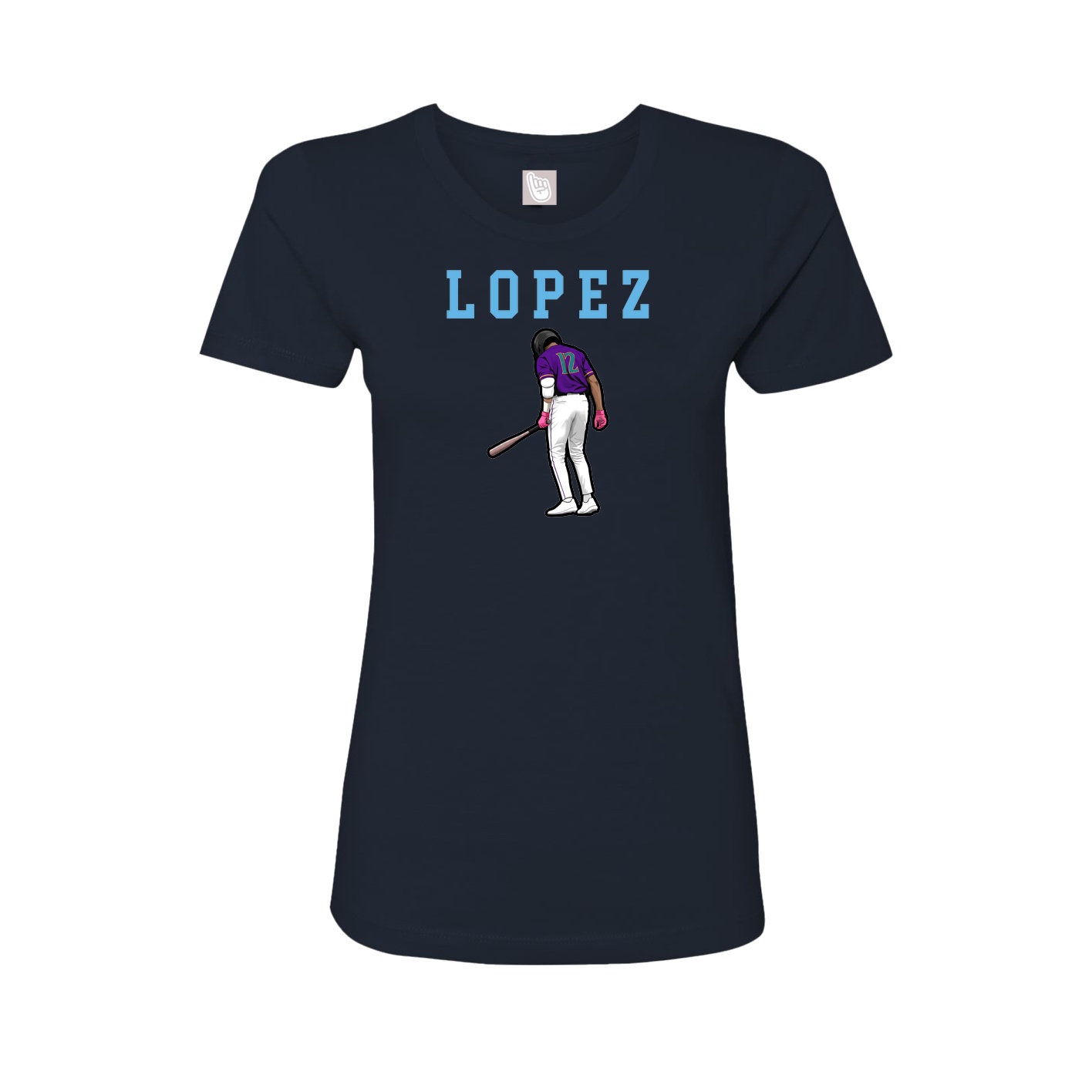 Fitted Women's Tee — Shirsey in Navy