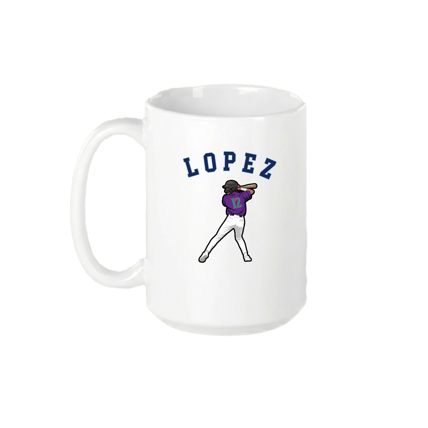 15oz Coffee Mug — Shirsey Arch in White