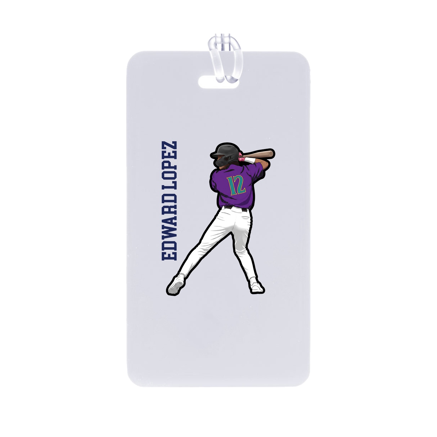 Bag Tag — Name Vertical in Classic