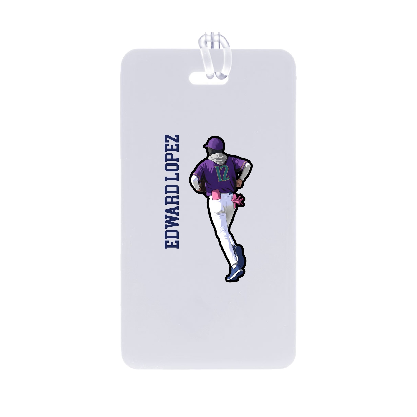 Bag Tag — Name Vertical in Classic