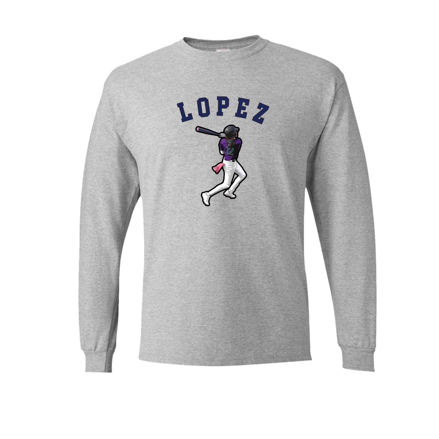 Long Sleeve Tee — Shirsey Arch in Grey