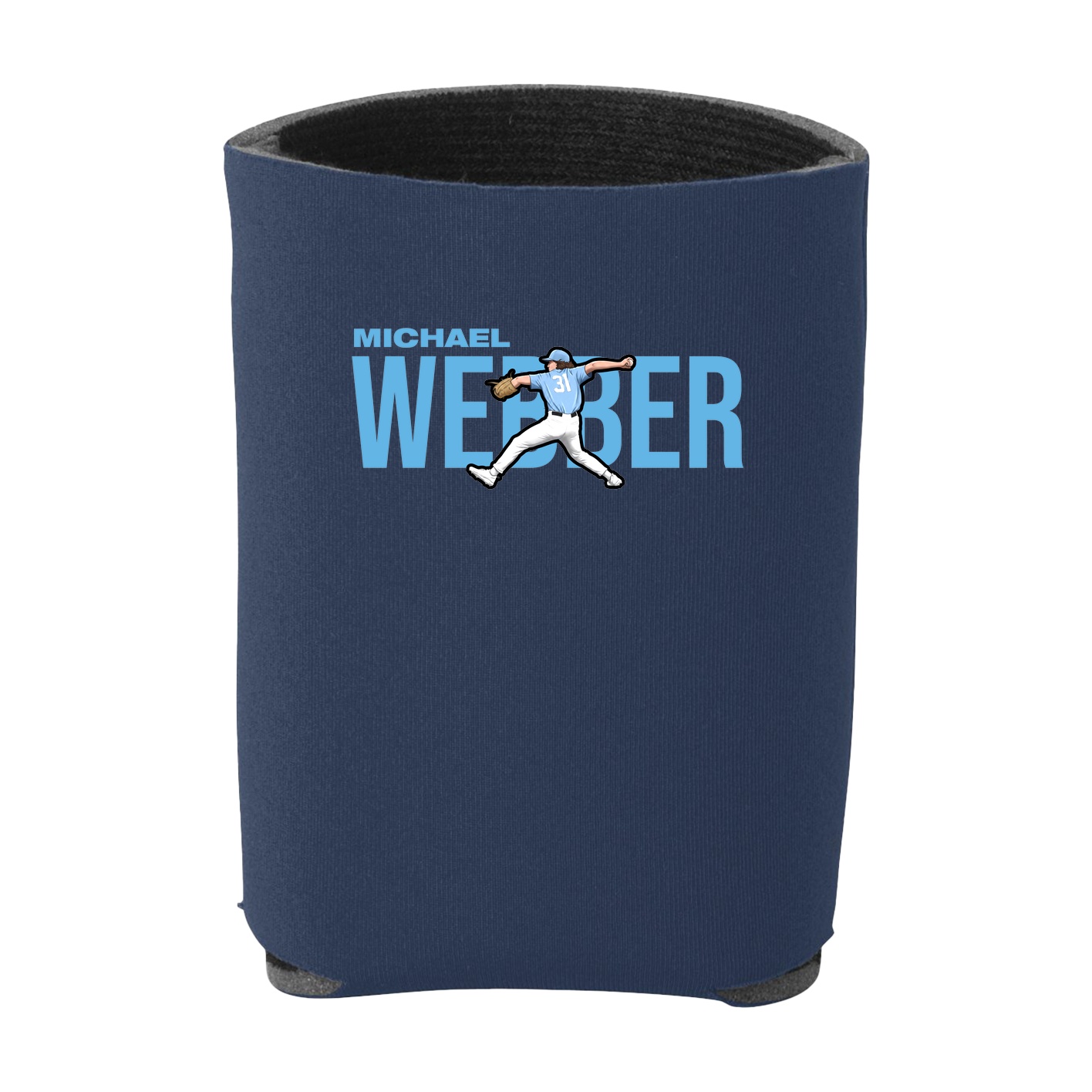 Can Holder — Player Name in Navy
