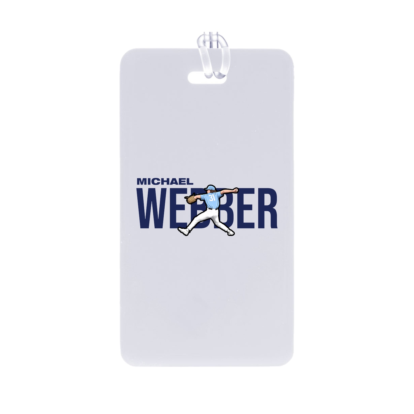 Bag Tag — Player Name in Classic