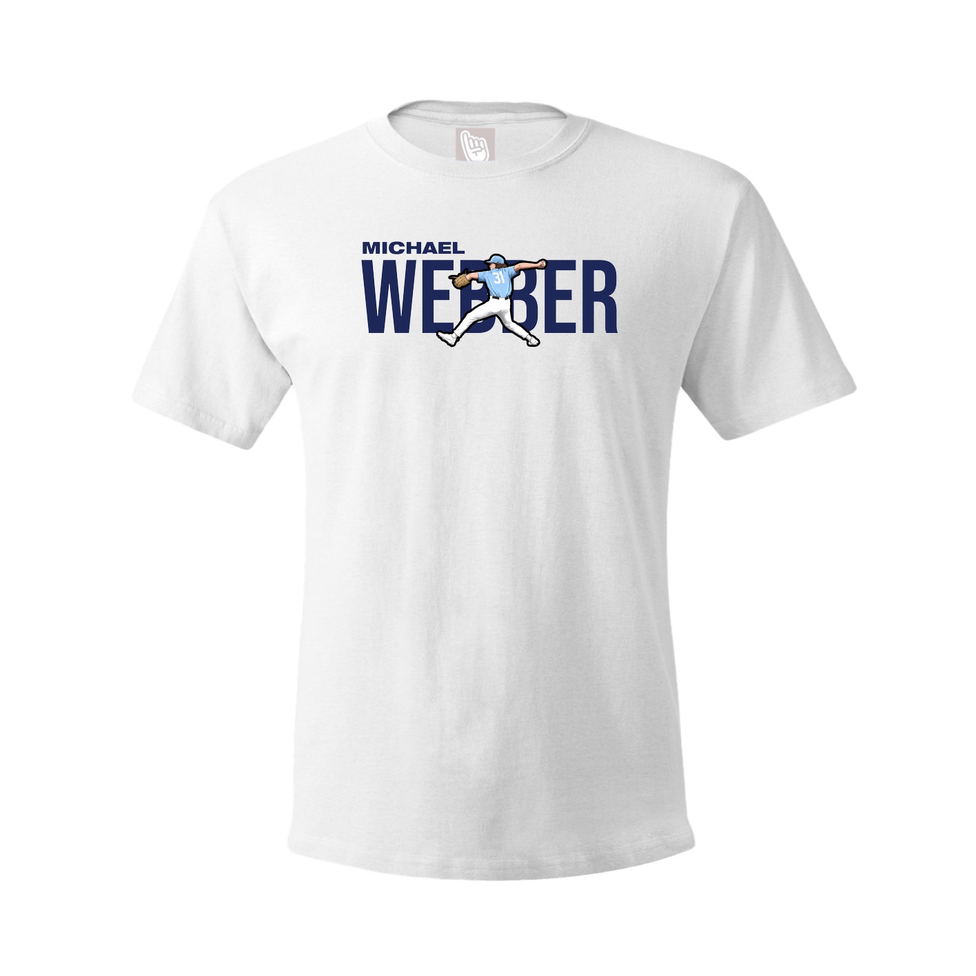 Youth Tee — Player Name in White