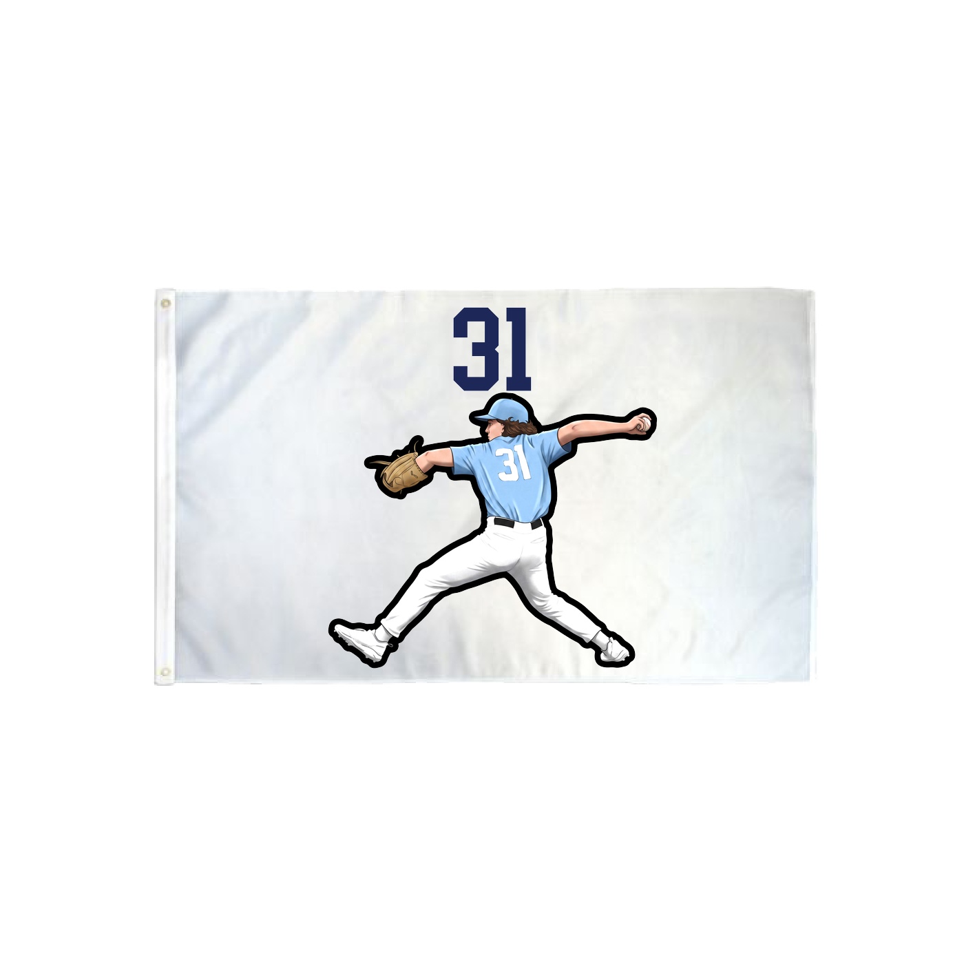 3x5 Flag — Number Top in Classic