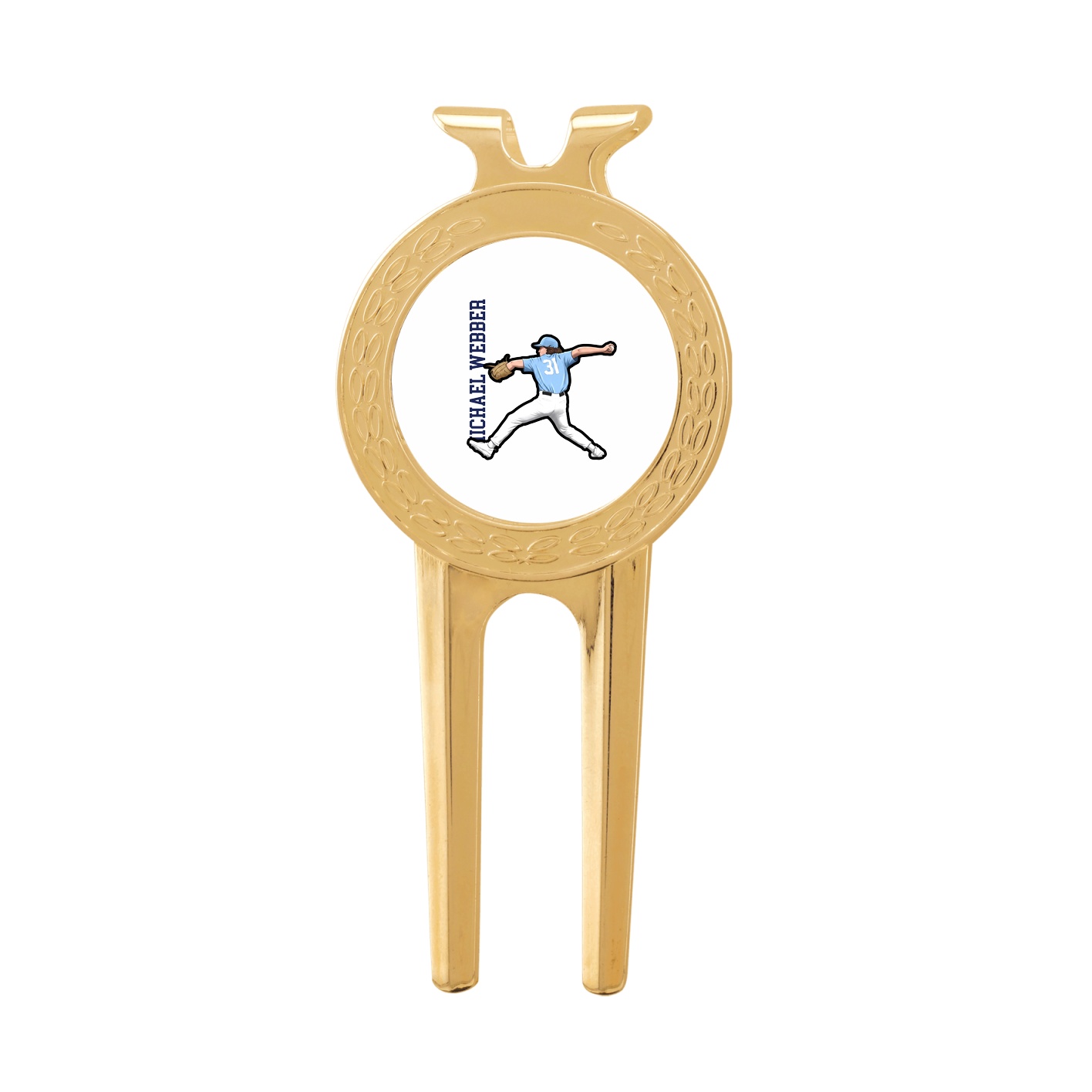 Divot Tool with Ball Marker — Name Vertical in Classic