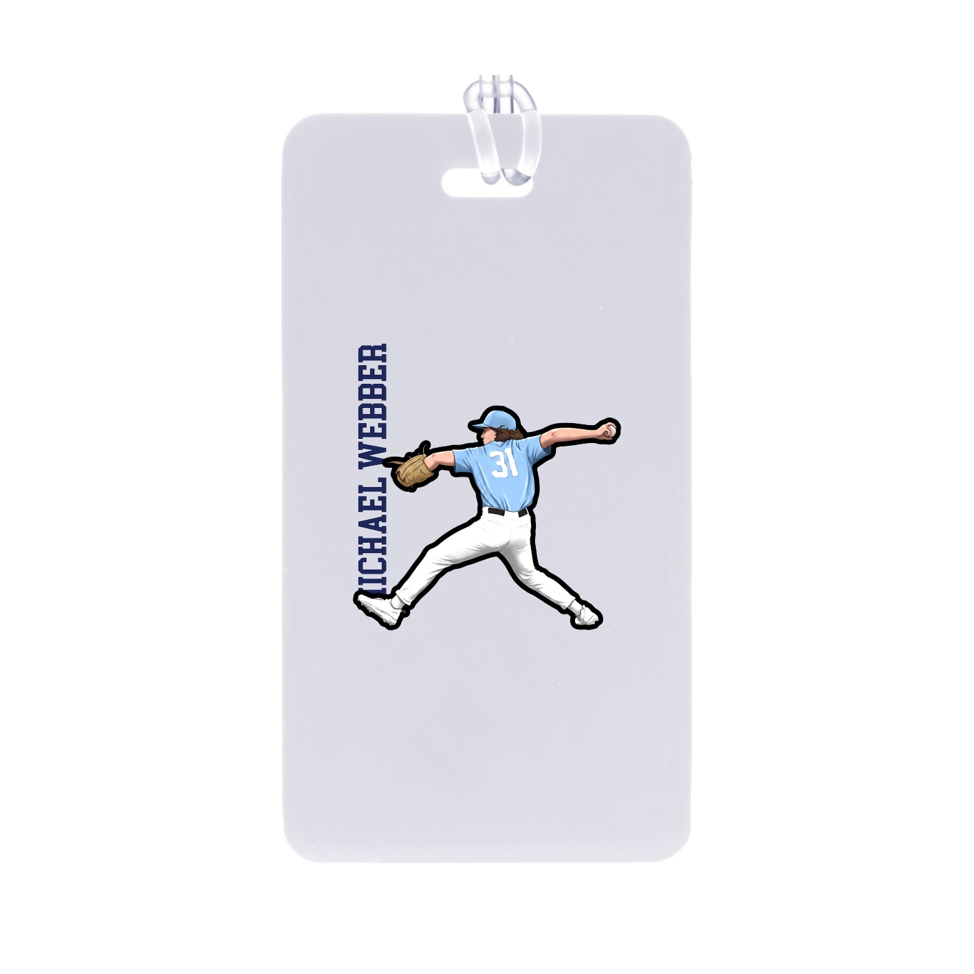 Bag Tag — Name Vertical in Classic