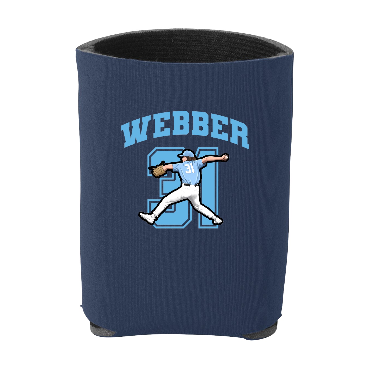 Can Holder — Number in Navy