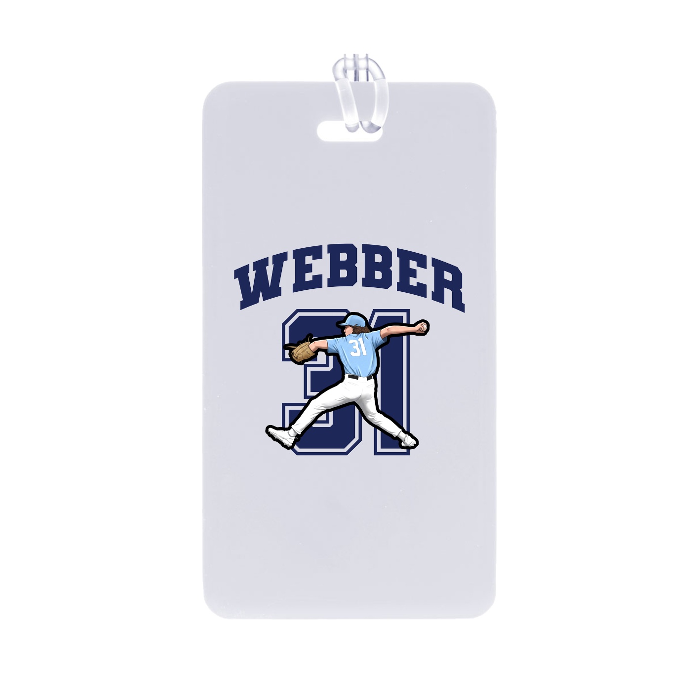 Bag Tag — Number in Classic