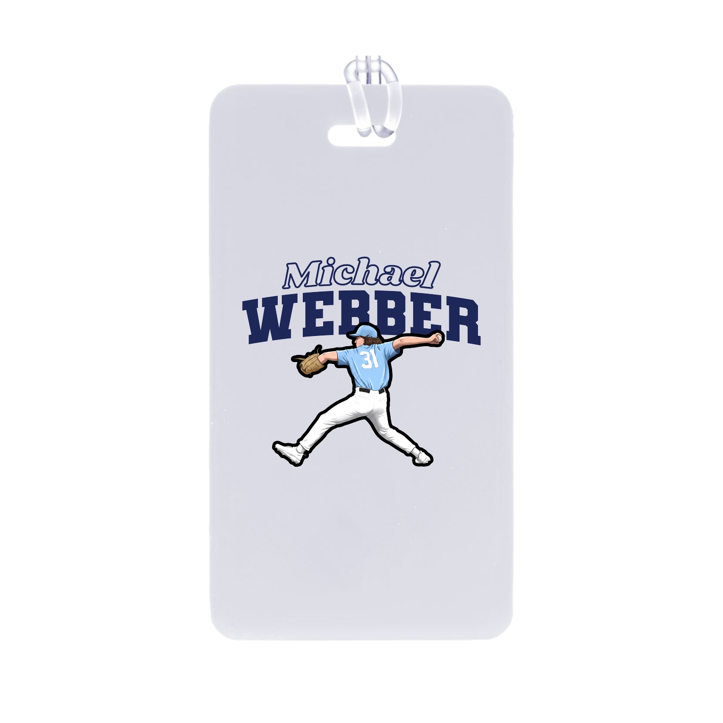 Bag Tag — Name Arch in Classic