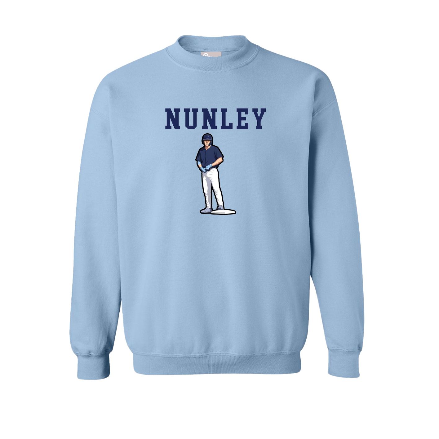 Fleece Crew — Shirsey in Light Blue