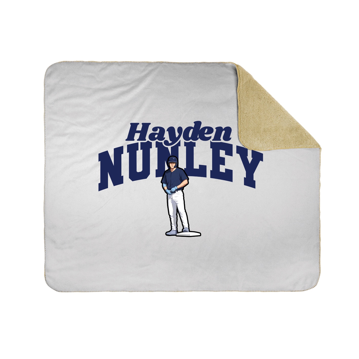Throw Blanket — Signature Arch in White