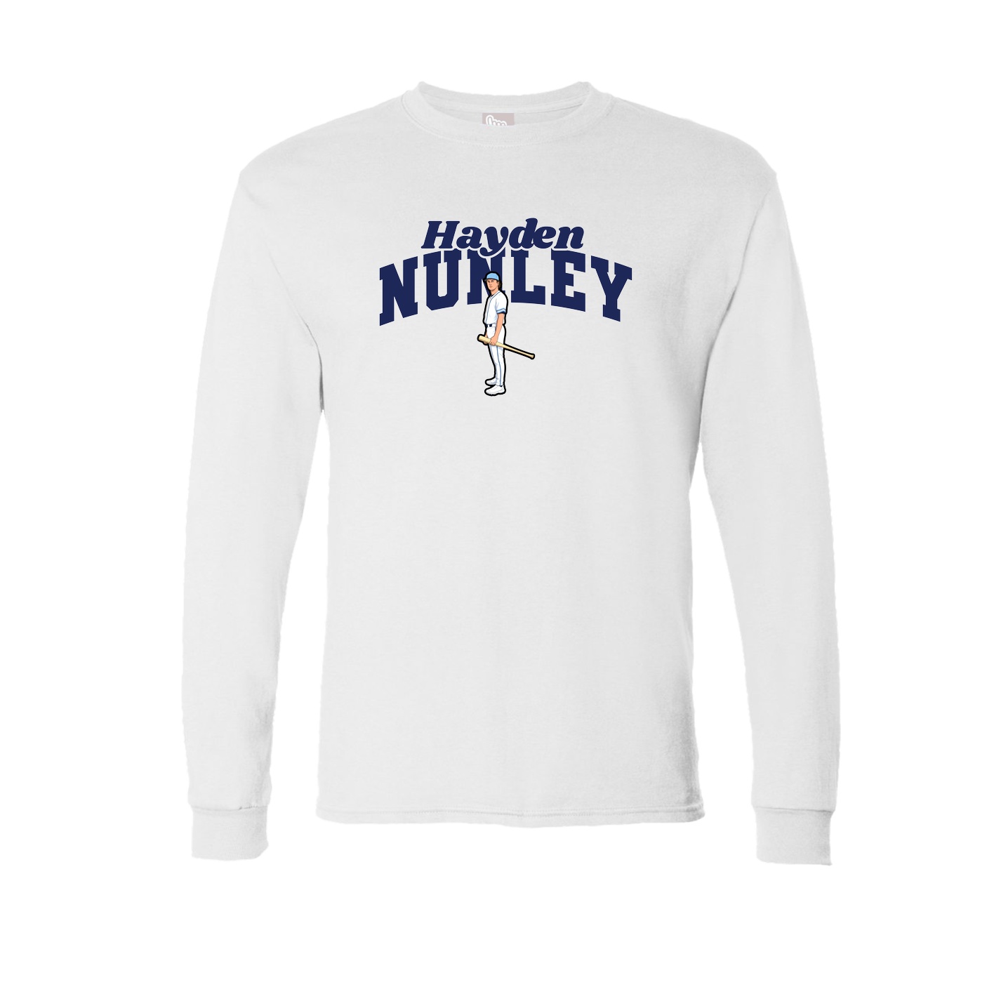 Long Sleeve Tee — Signature Arch in White