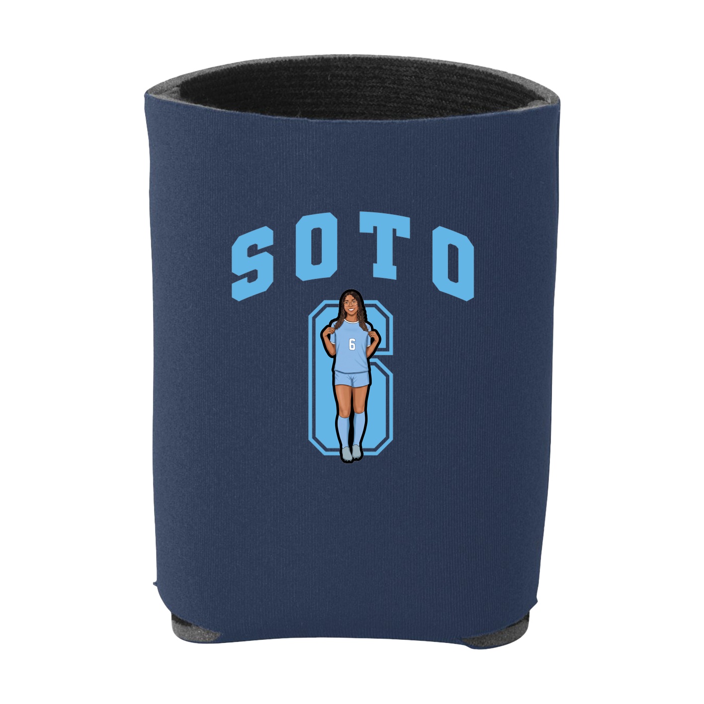 Can Holder — Number in Navy