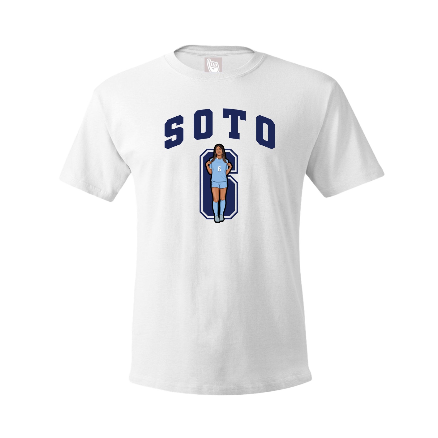 Tee — Number in White