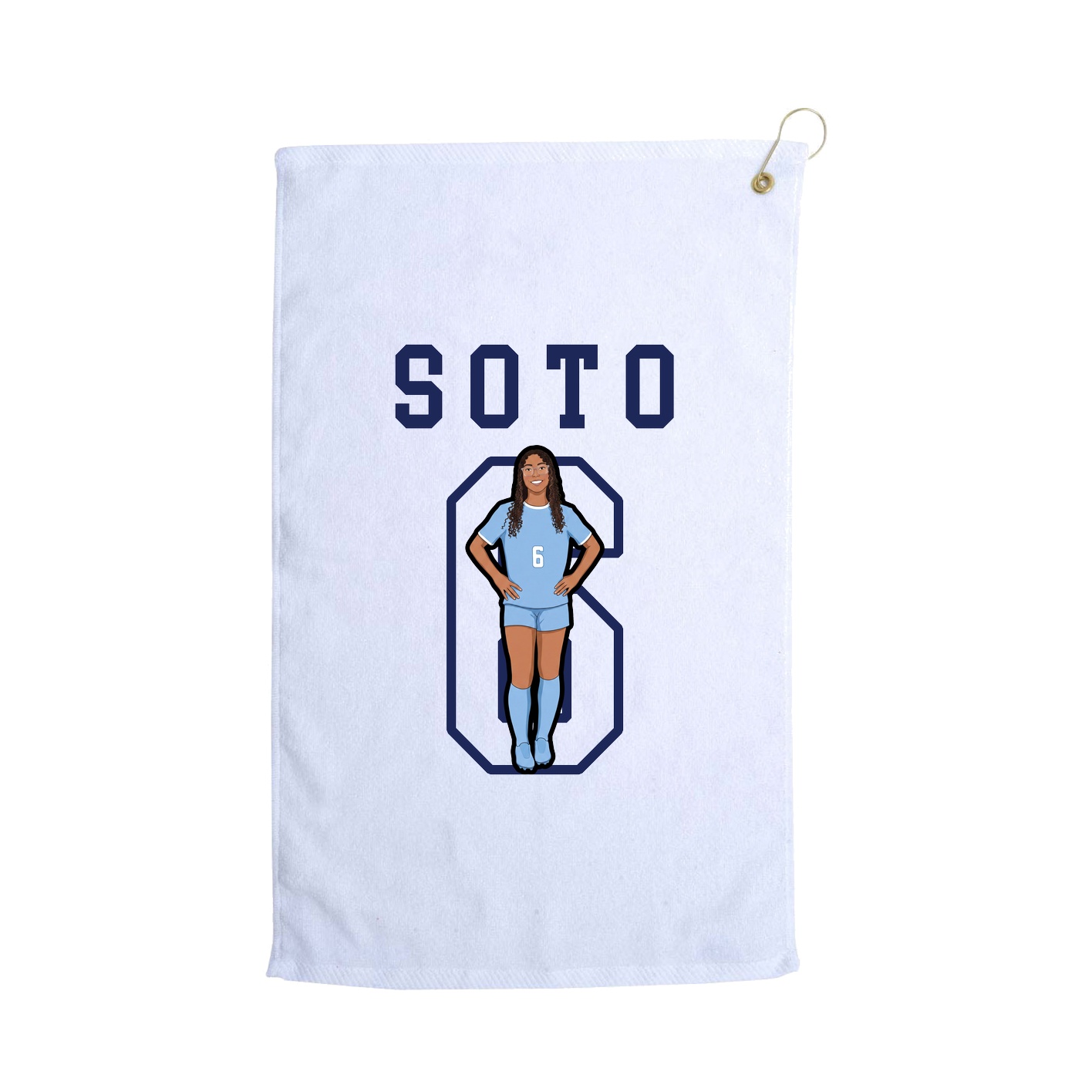 Golf Towel — Shirsey in White