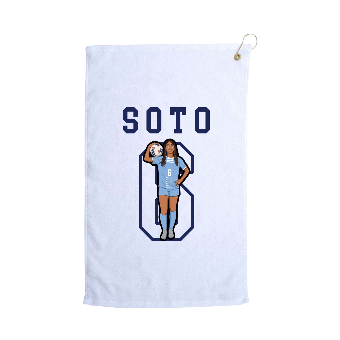Golf Towel — Shirsey in White