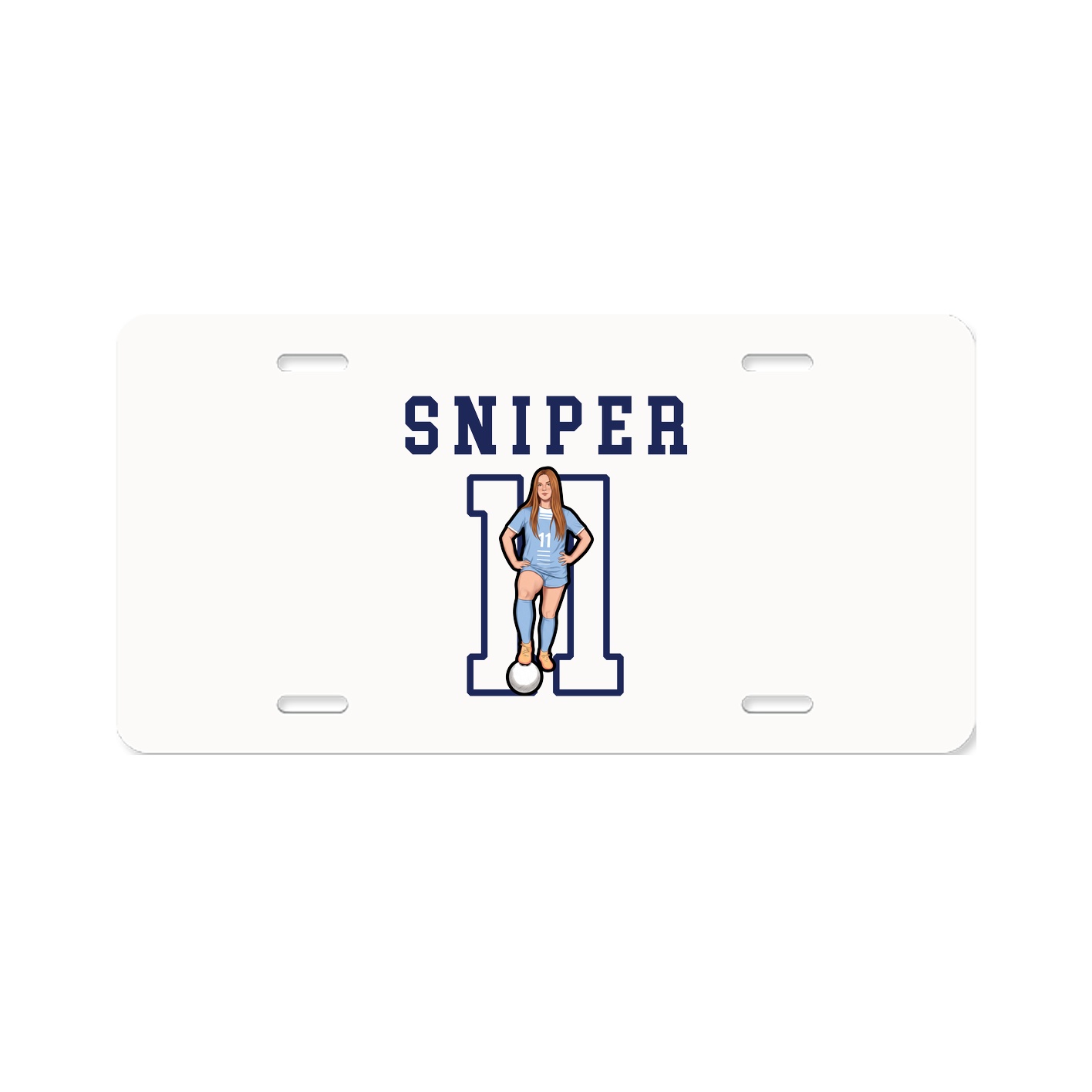 License Plate — Shirsey in Classic
