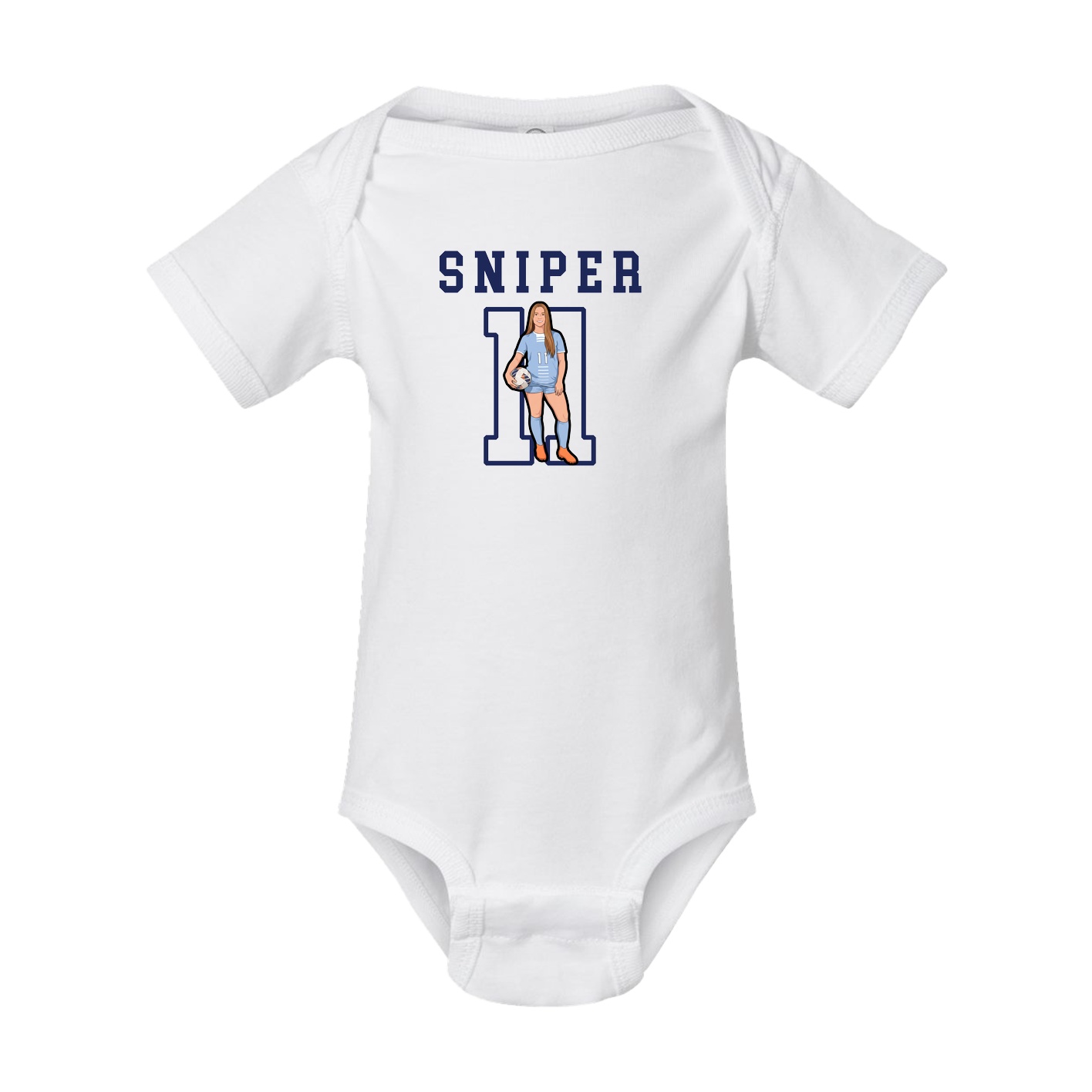 Baby Onesie — Shirsey in White