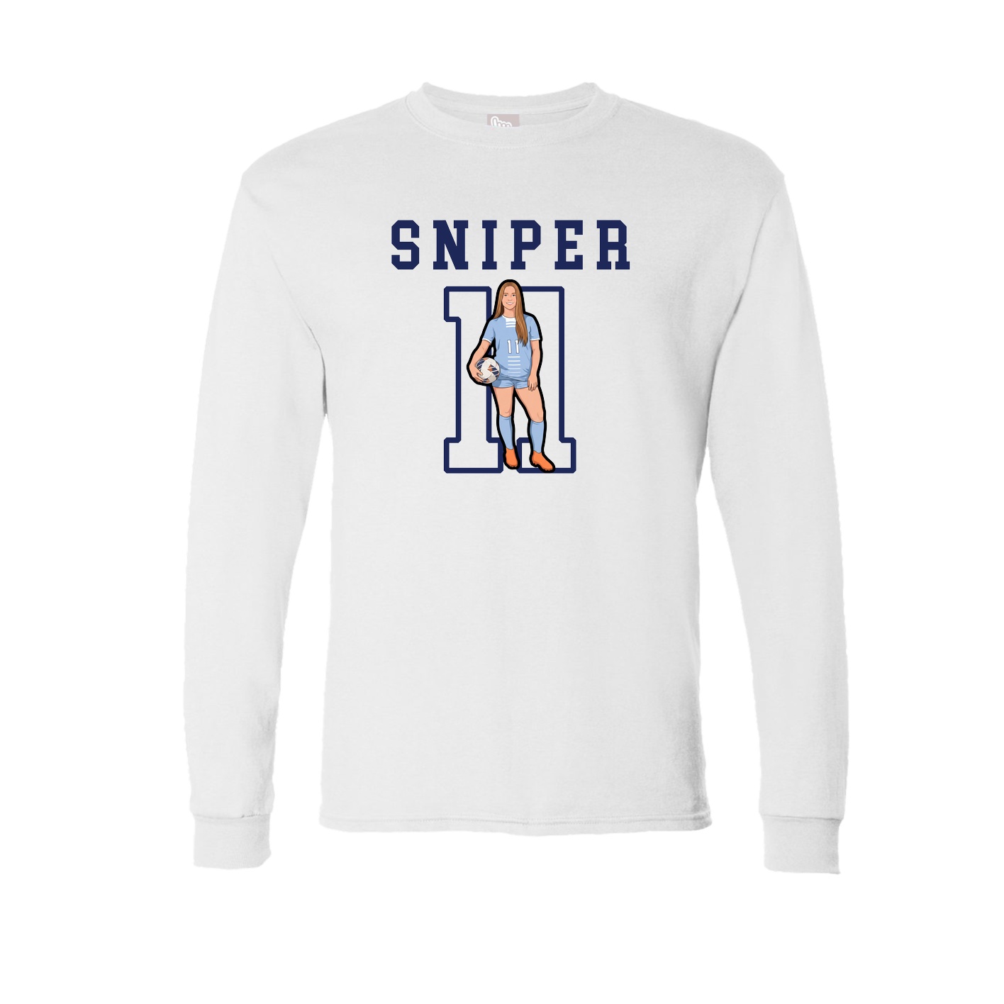 Long Sleeve Tee — Shirsey in White