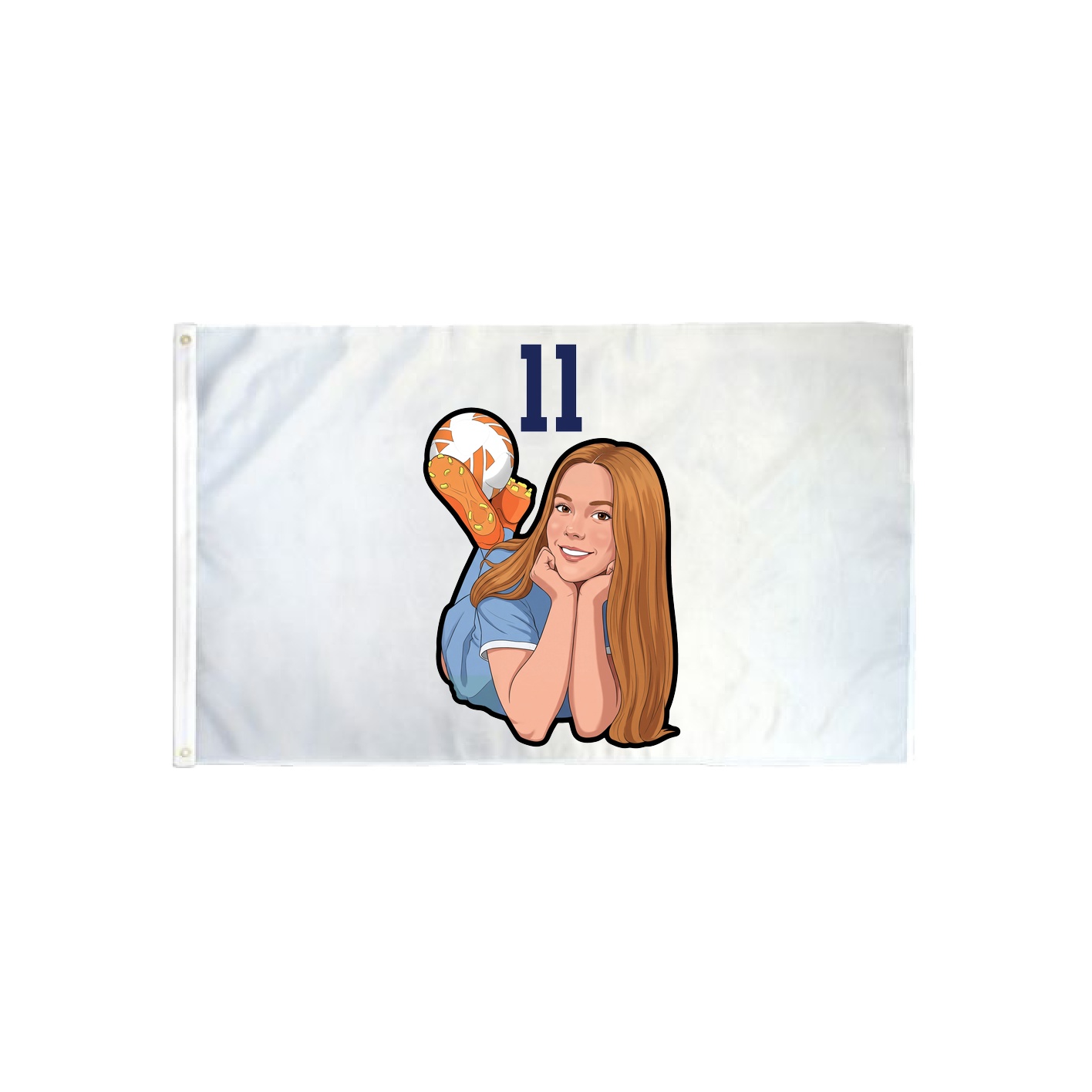 3x5 Flag — Number Top in Classic