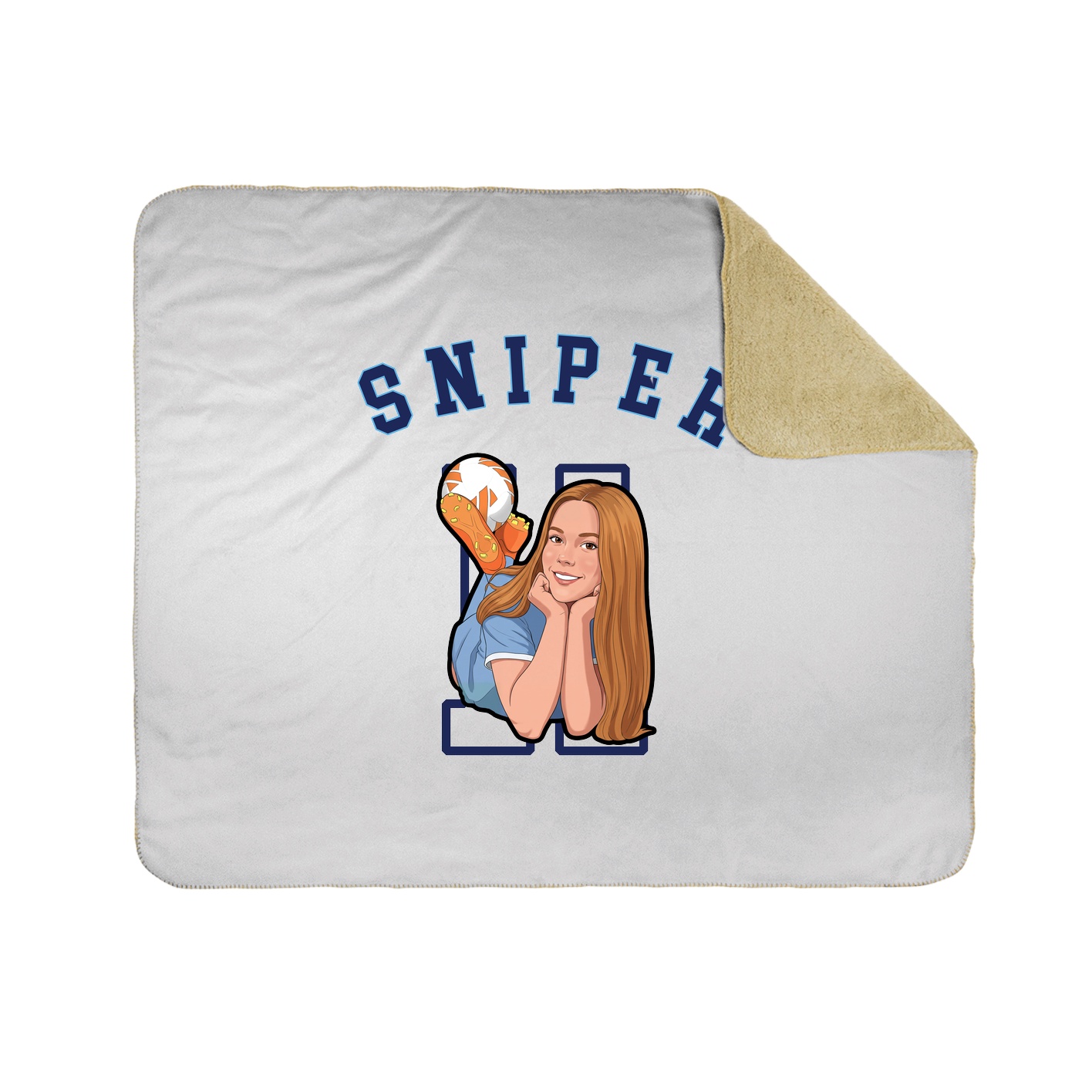 Throw Blanket — Shirsey Arch in White