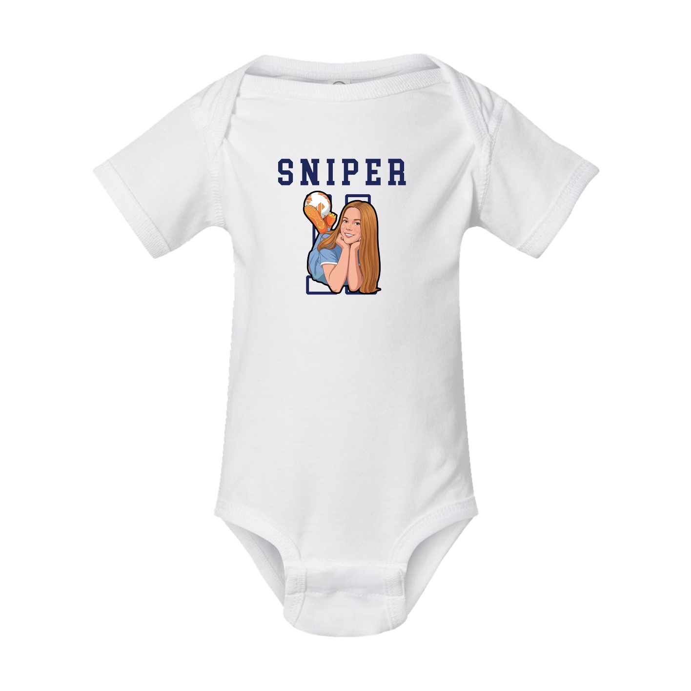 Baby Onesie — Shirsey in White