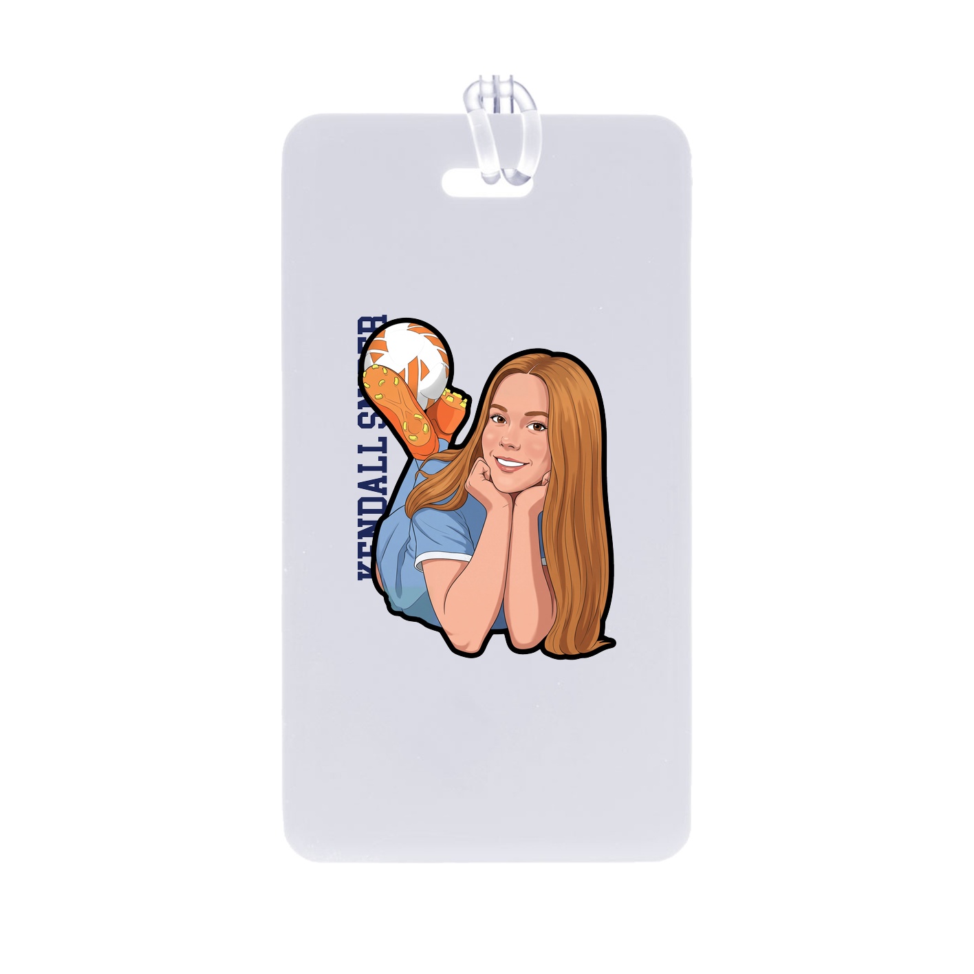 Bag Tag — Name Vertical in Classic