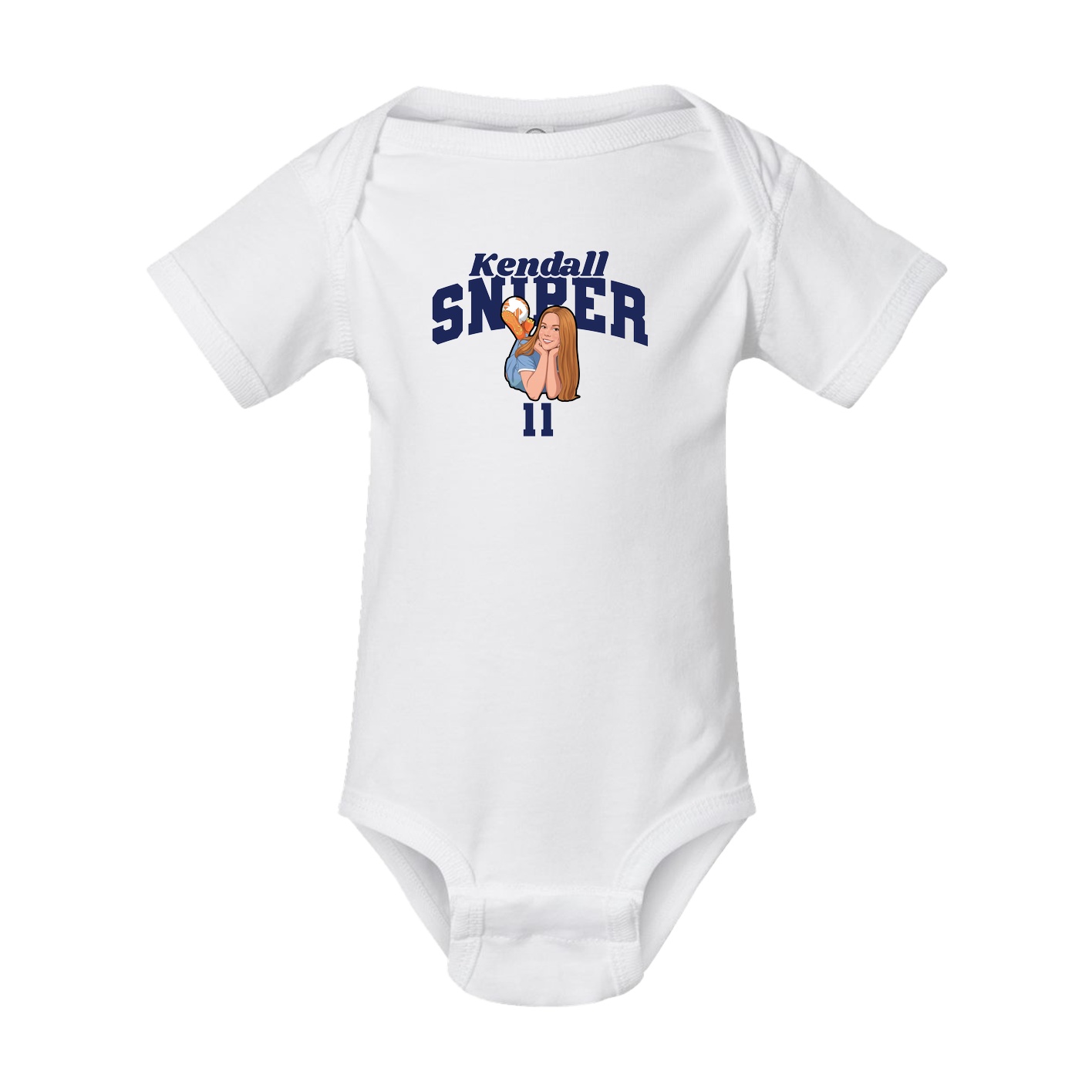 Baby Onesie — Signature Arch in White