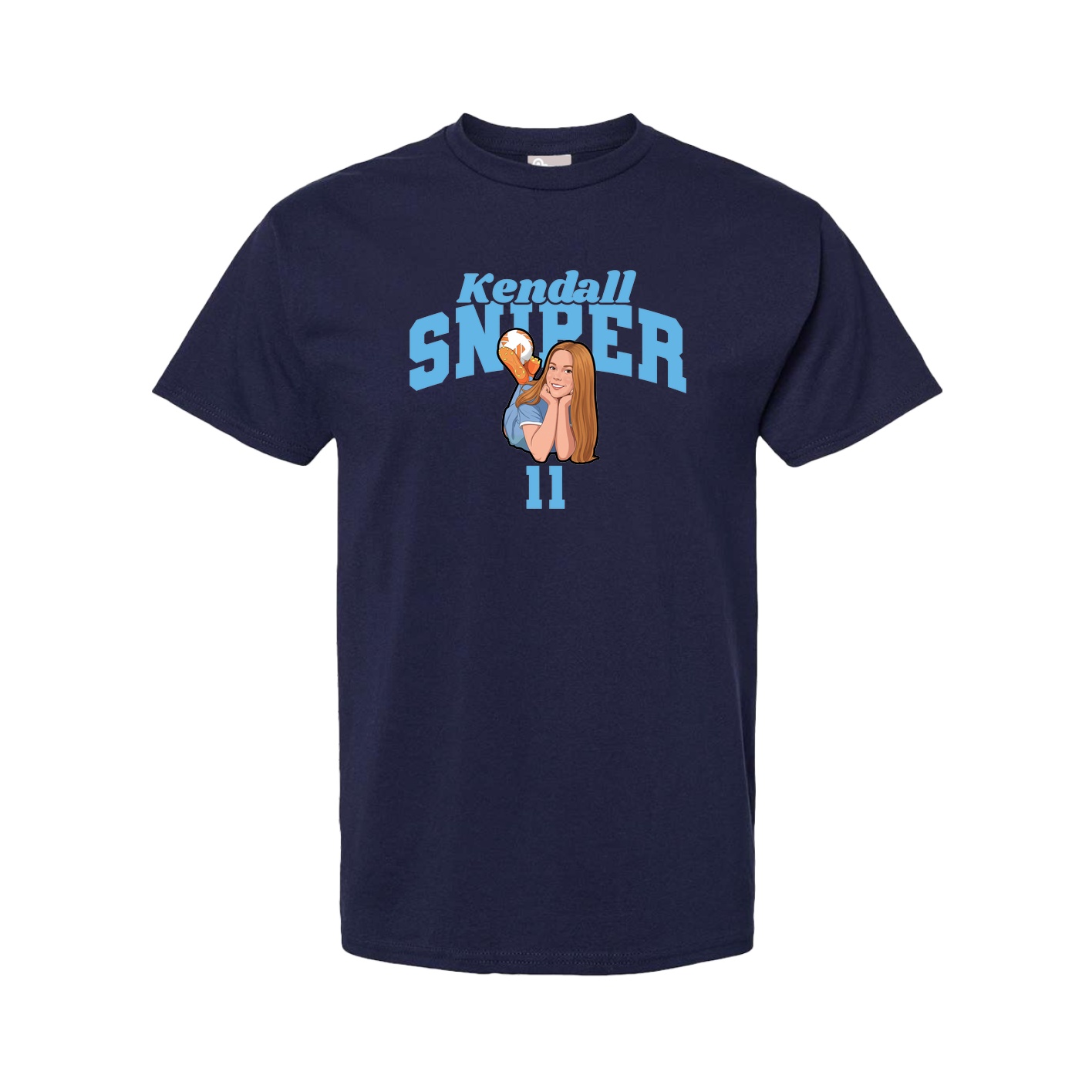 Tee — Signature Arch in Navy