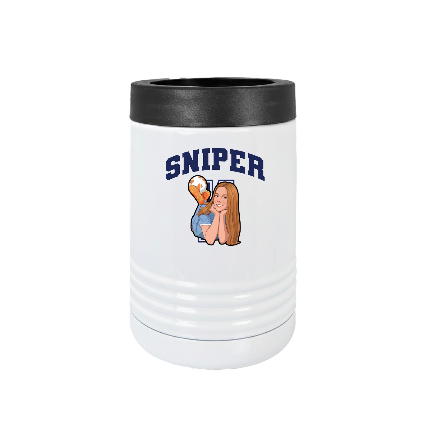 Beverage Holder — Number in White