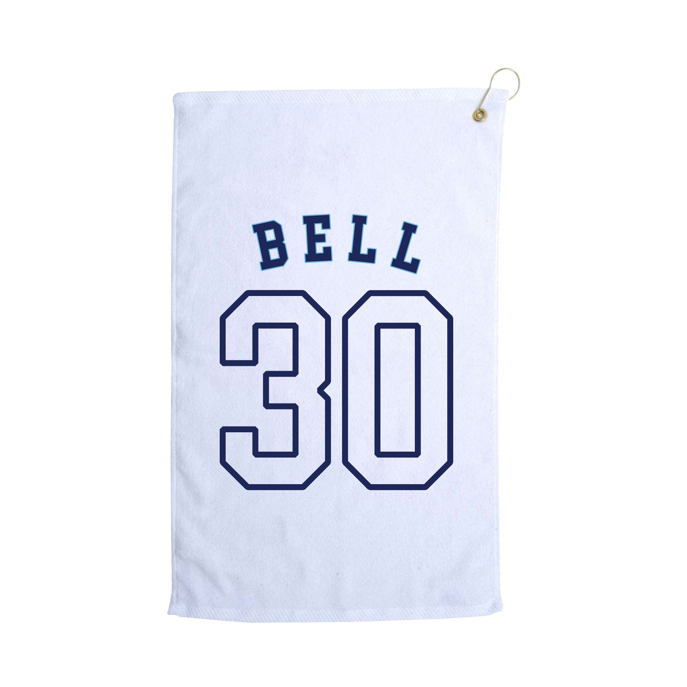 Golf Towel — Shirsey Arch in White
