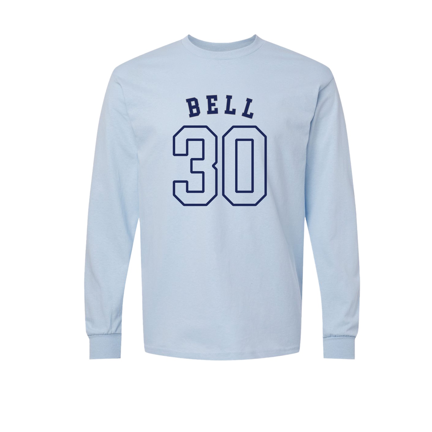 Long Sleeve Tee — Shirsey Arch in Light Blue