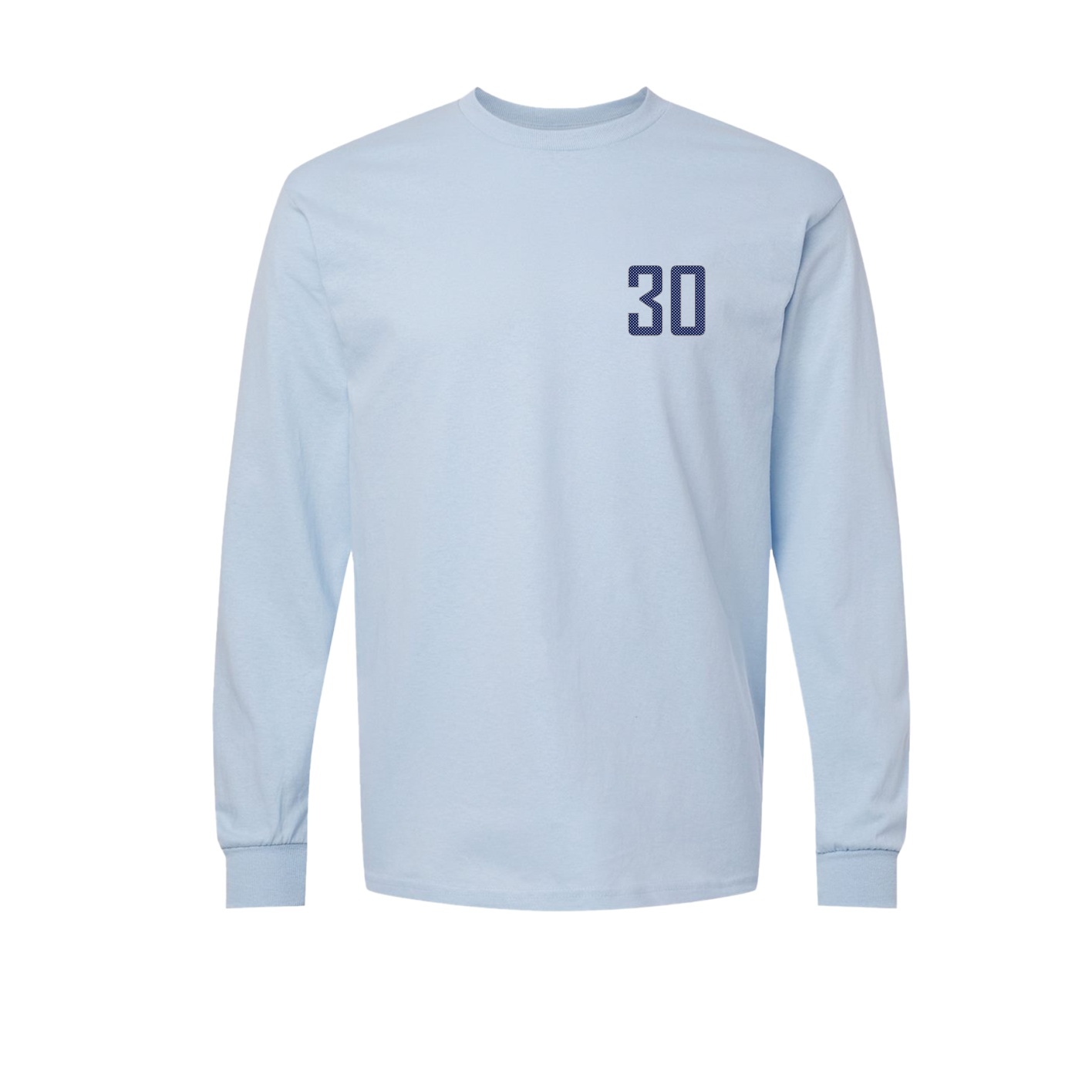 Long Sleeve Tee — Front Shirsy in Light Blue