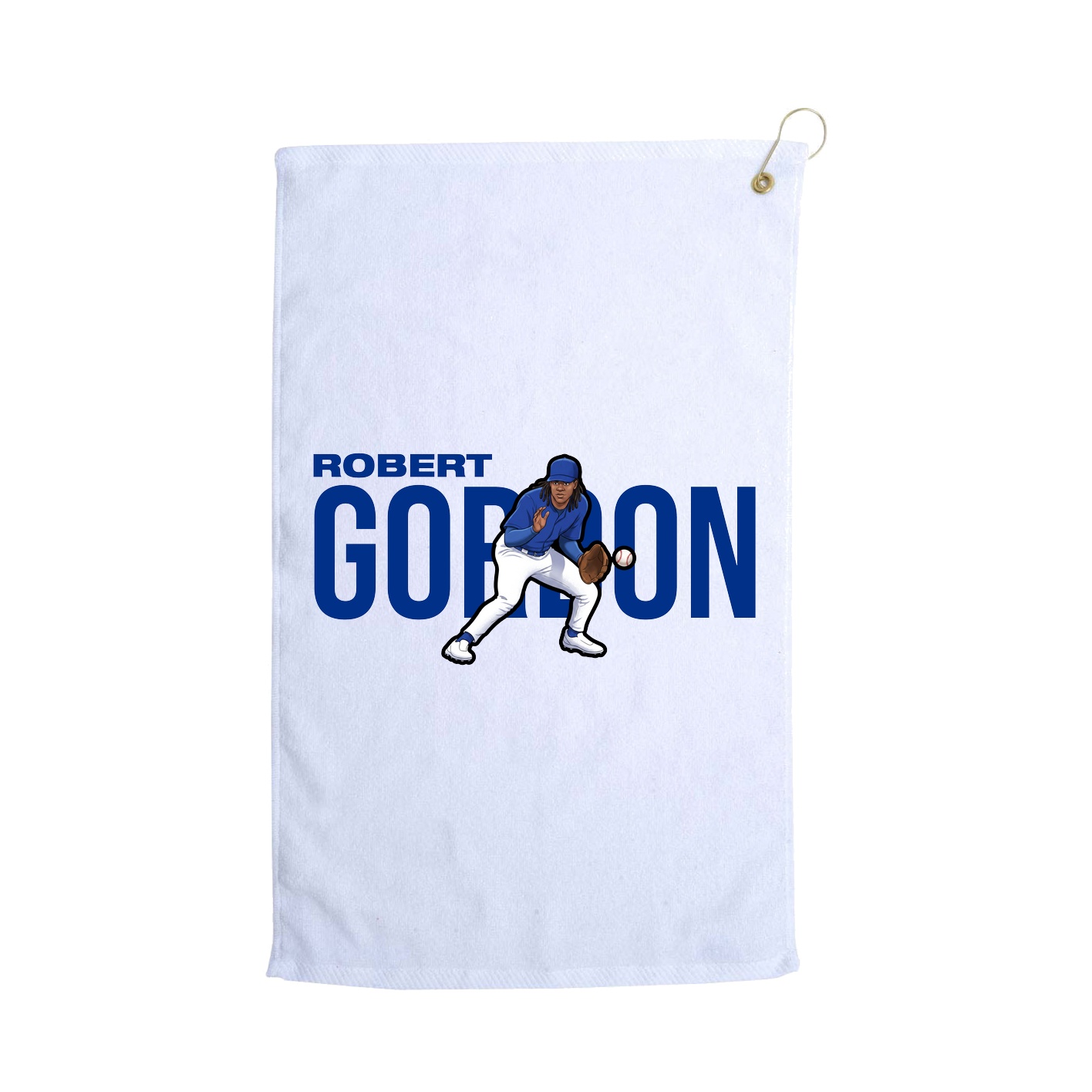 Golf Towel — Player Name in White