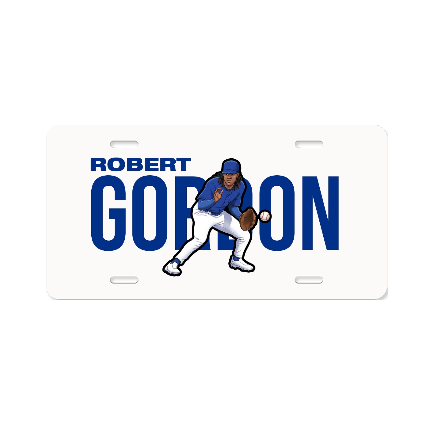 License Plate — Player Name in Classic